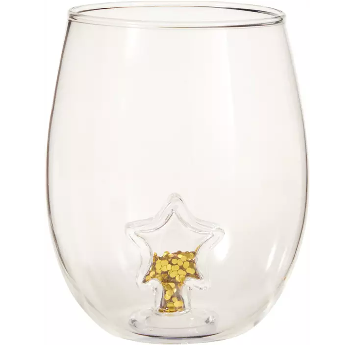 Trinkglas mit Figur