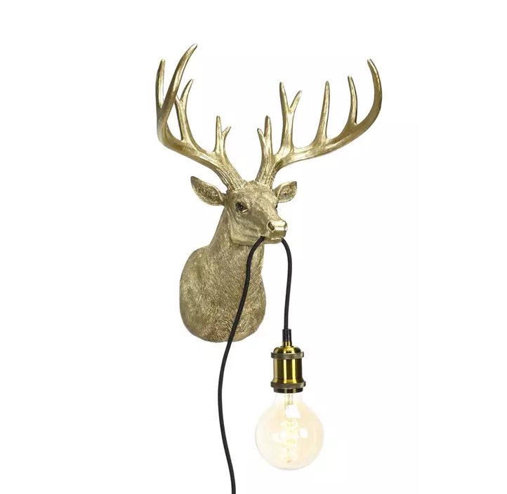Wandlampe Hirsch