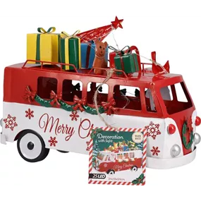 LED Weihnachtsbus mit Geschenken