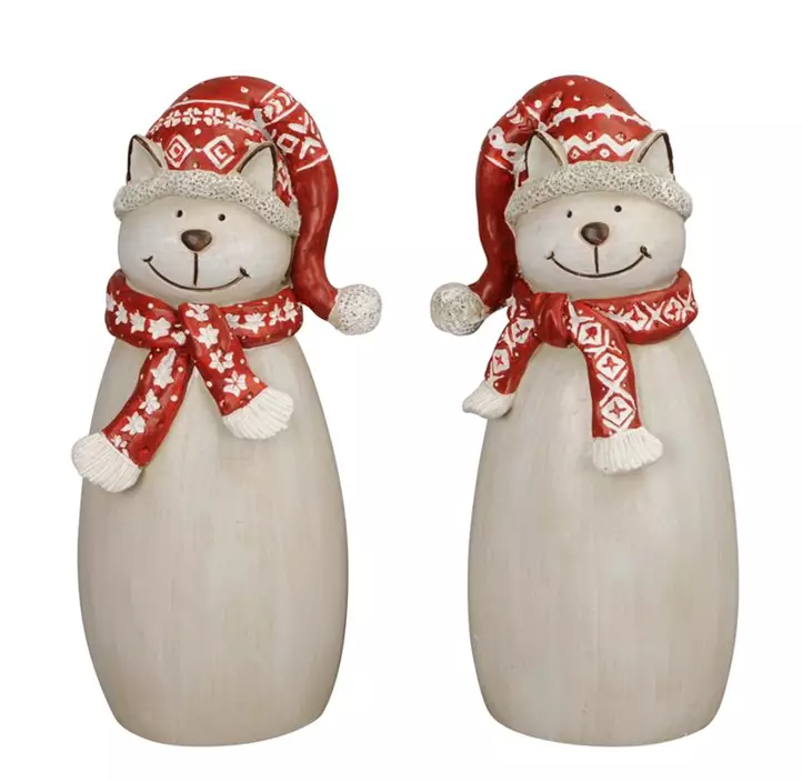 Zaunfigur Katze 2sort.