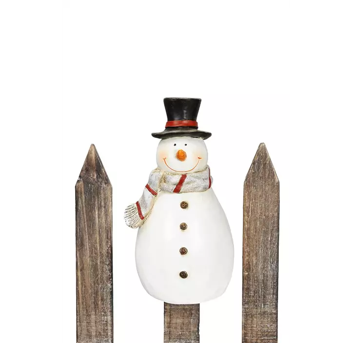 Zaunfigur Schneemann