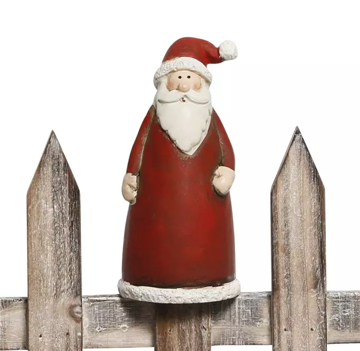 Zaunfigur Weihnachtsmann Klaus