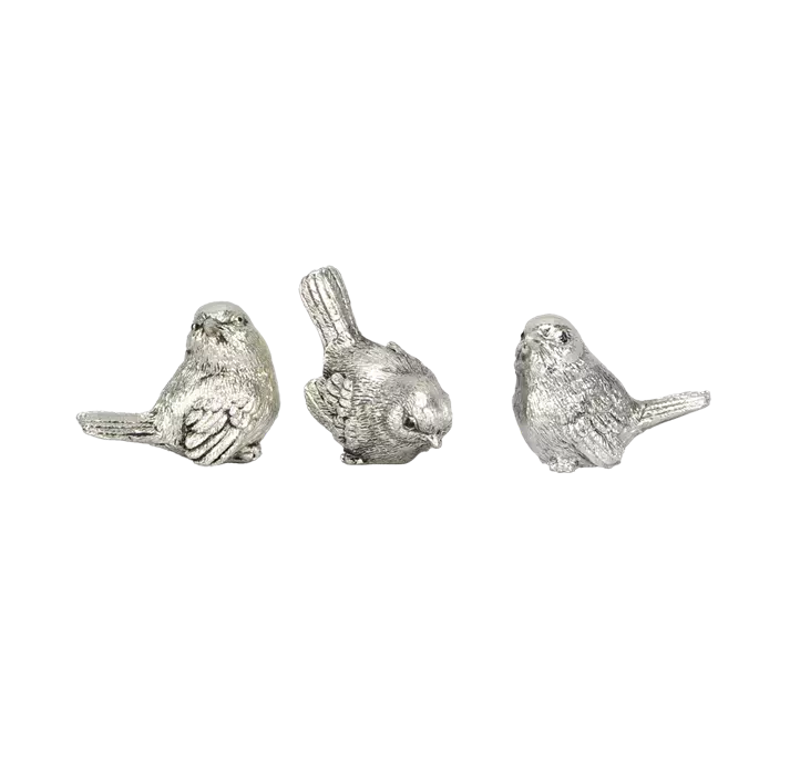Vogel 3 sortiert Polyresin