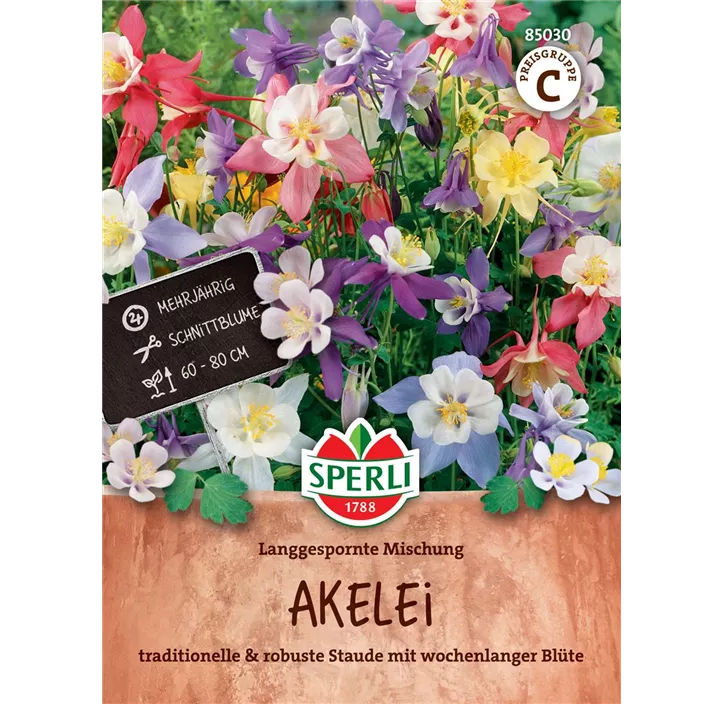 Akelei langgespornte Mischung