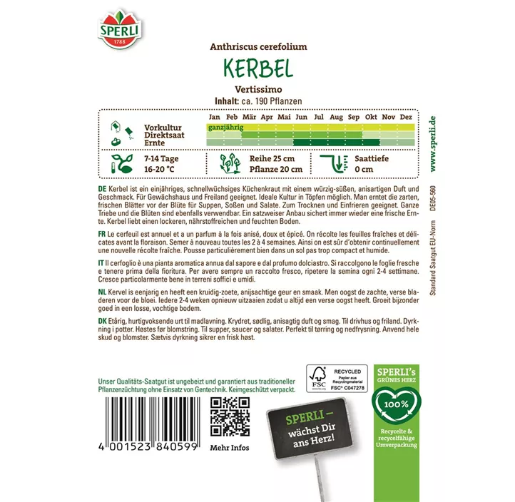 Kerbel Vertissimo