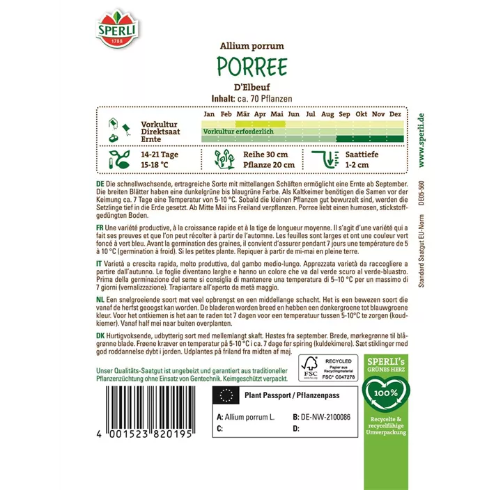 Porree D´Elbeuf