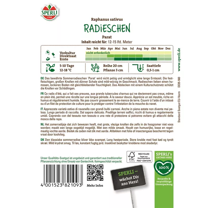 Radieschen Parat