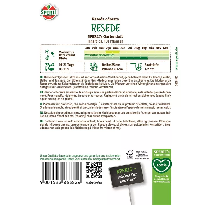 Resede SPERLI's Gartenduft