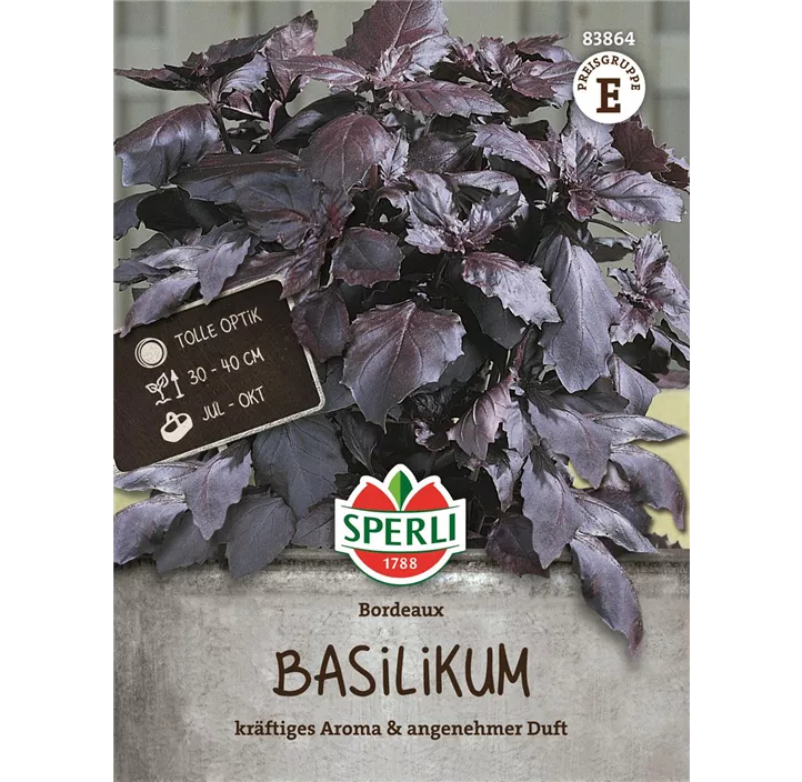 Basilikum 'Bordeaux'