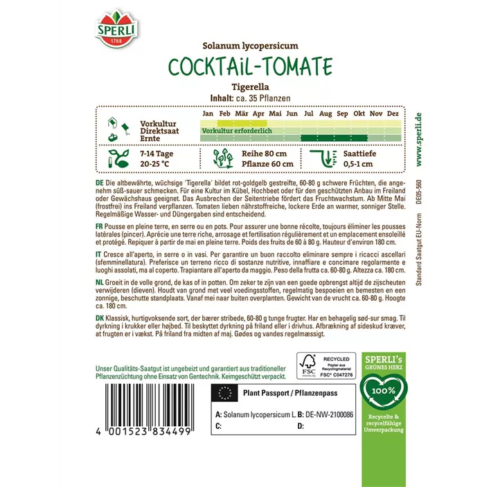 Tomate Tigerella