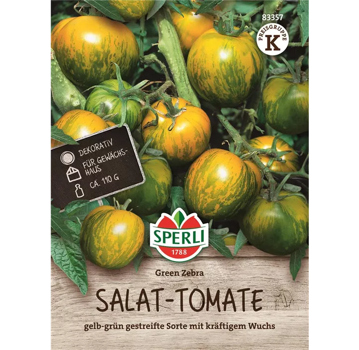 Salat-Tomate Green Zebra
