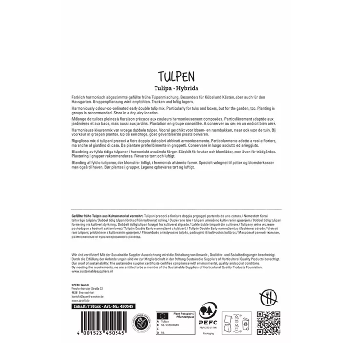 Tulpen Gefüllte Frühe Tulpenmischung