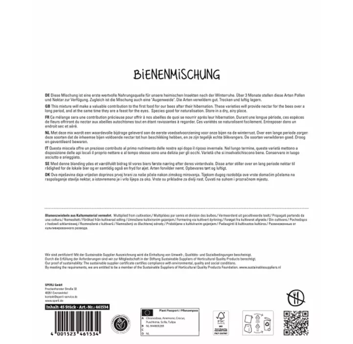 Frühlingsgarten Bienenparadies Arten-Mischung