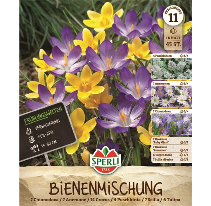 Frühlingsgarten Bienenparadies Arten-Mischung