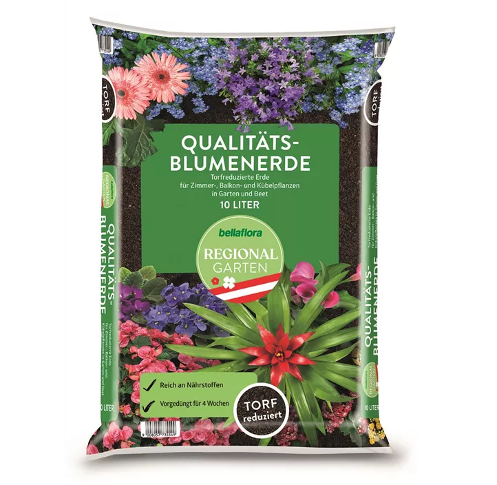 Qualitäts-Blumenerde