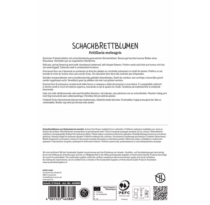 Gewöhnliche Schachblume