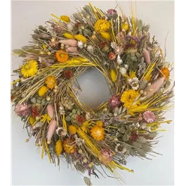 Trockenblumenkranz