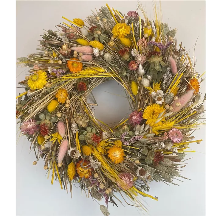 Trockenblumenkranz