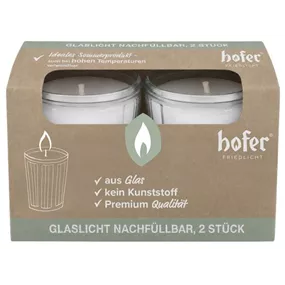 Glaslicht 2er Set