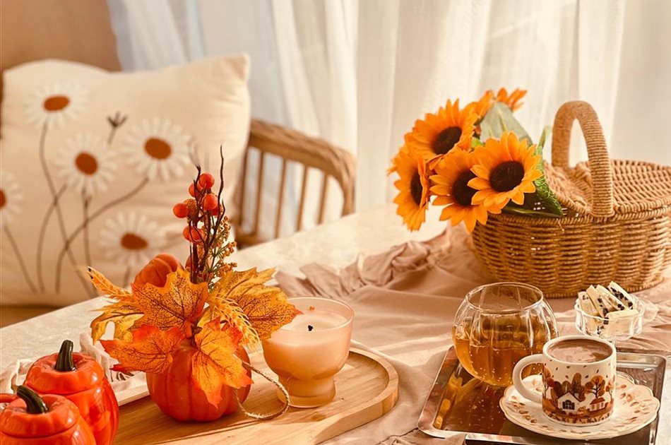 Gemütlichkeit und Wohngefühl im Herbst