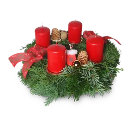 Adventkranz, 25 cm
