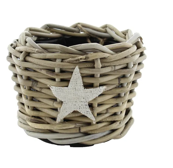 Drypot Rattan mit Stern