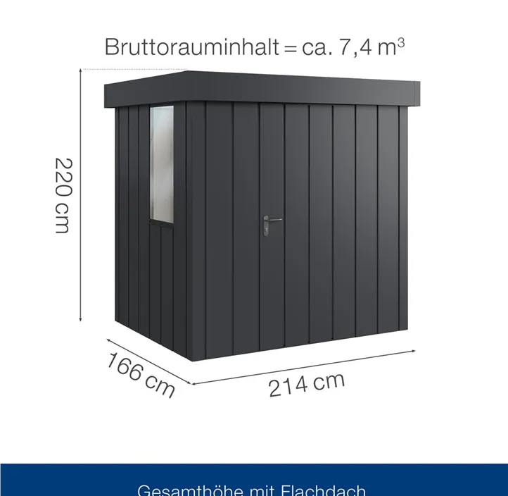 mit Halb-Fenster und 1 flügeliger Tür