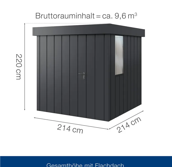 mit Halb-Fenster und 1 flügeliger Tür