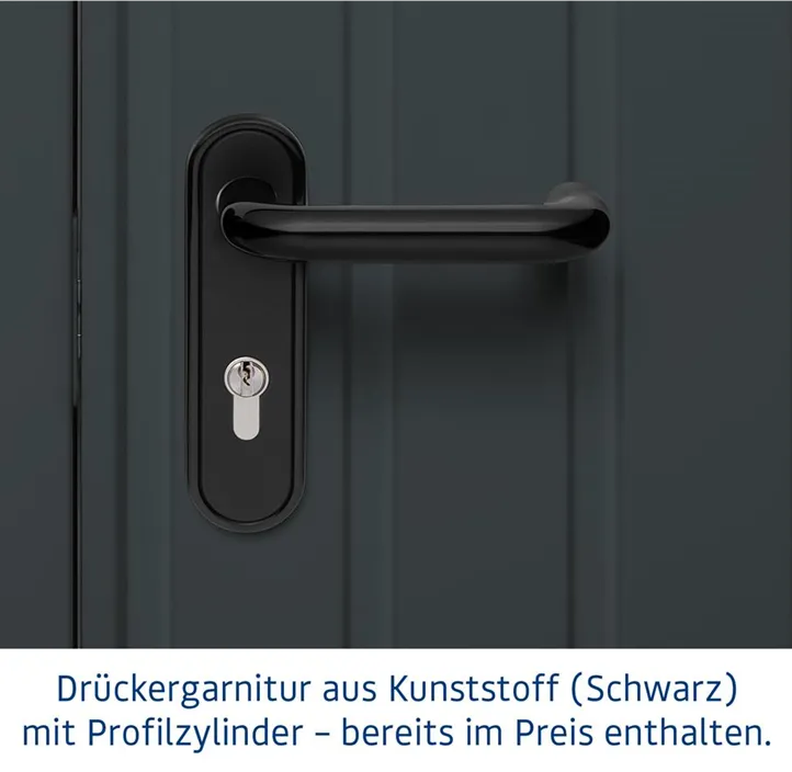 mit Oberlichte und 1 flügeliger Tür
