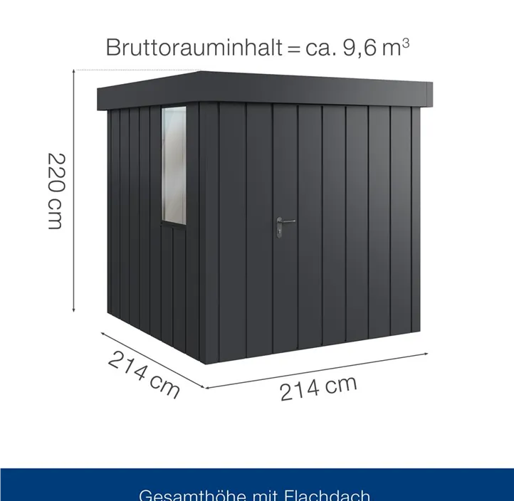 mit Halb-Fenster und 1 flügeliger Tür