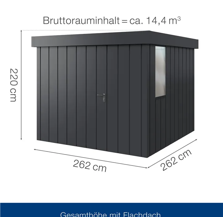 mit Halb-Fenster und 1 flügeliger Tür