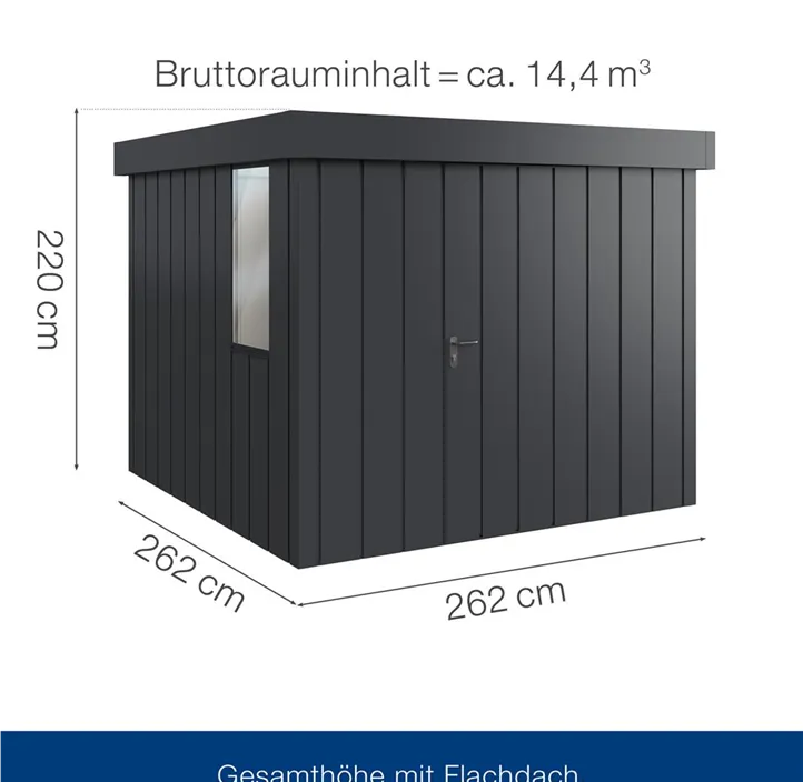 mit Halb-Fenster und 1 flügeliger Tür