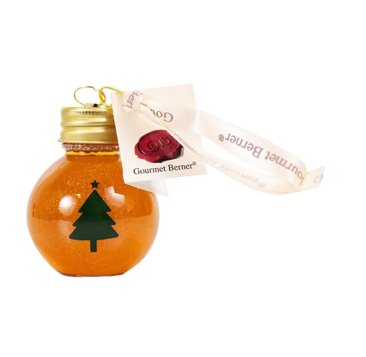 Christbaumkugel gefüllt mit Schneegestöber Glitter Vol. 20%