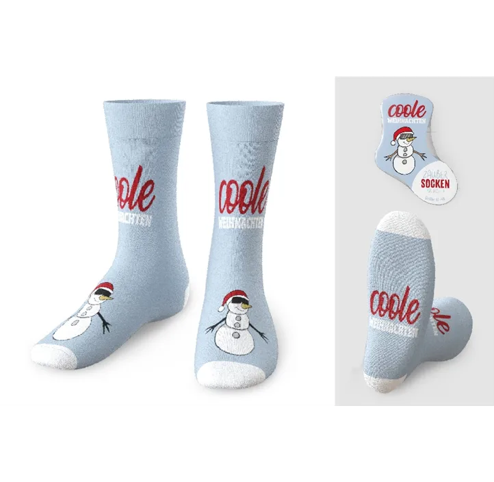 Zaubersocken Schneemann