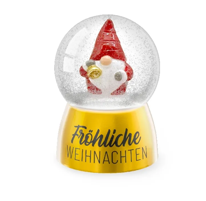 Schneekugel Wichtel