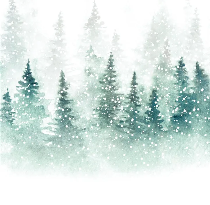 Serviette, Winteridyll