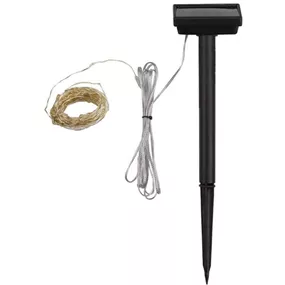 Glϋhwϋrmchen Lichterkette 100 LEDs Warmweiß