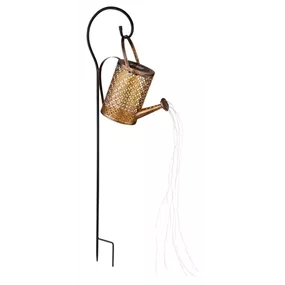 Solarleuchte Gießkanne auf Stab