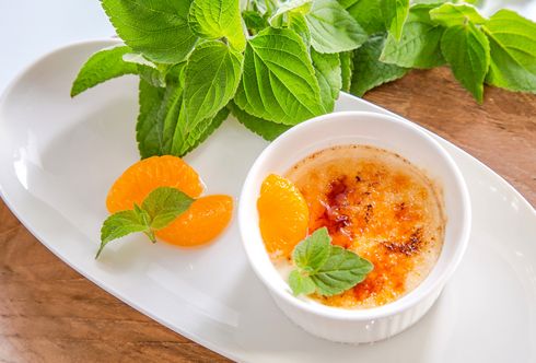 Mandarinen-Crème-Bruleèe